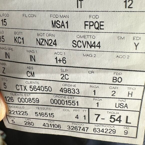 Ermenegildo Zegna Trofeo 600 Mila Suit 54L - US 44L Luxury Italy Wool Silk Blend - Picture 7 of 10